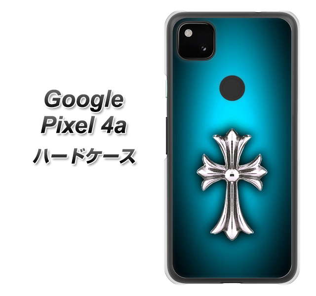 Google Pixel 4a 334 クロスブルー ハードケース 背面印刷
