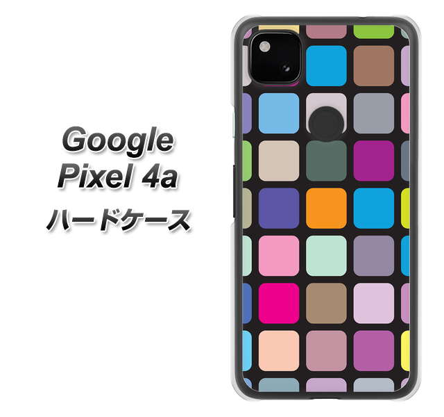 Google Pixel 4a 509 カラースクエア ハードケース 背面印刷