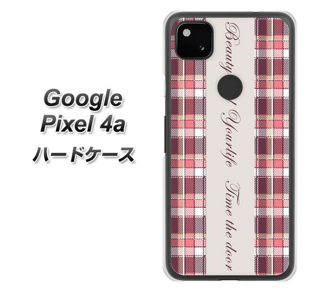 Google Pixel 4a 518 チェック柄besuty ハードケース 背面印刷