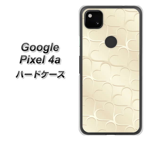 Google Pixel 4a 630 かくれハート ハードケース 背面印刷