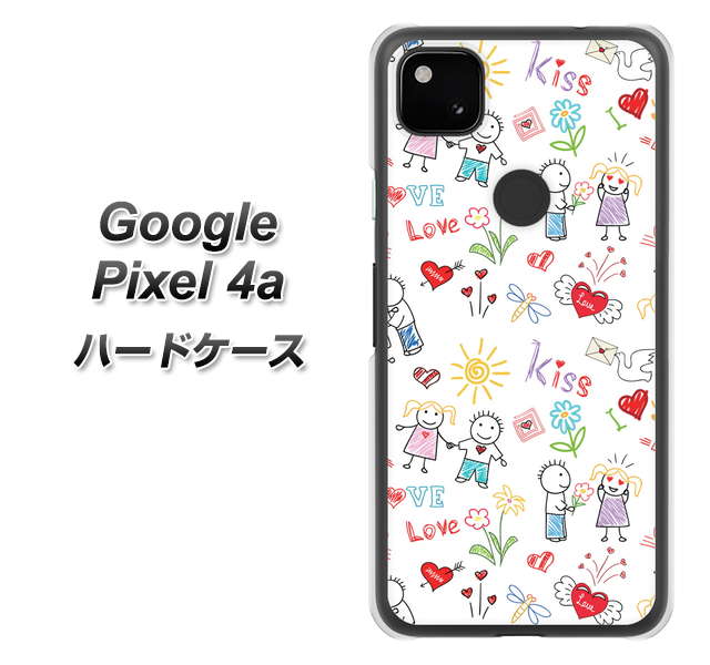 Google Pixel 4a 710 カップル ハードケース 背面印刷