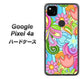 Google Pixel 4a 713 ミラクルフラワー ハードケース 背面印刷