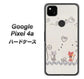 Google Pixel 4a 1103 クラフト写真ネコ ハードケース 背面印刷