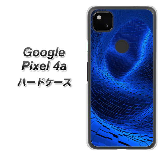 Google Pixel 4a 1302 ワープブルー ハードケース 背面印刷
