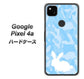Google Pixel 4a AG805 うさぎ迷彩風（水色） ハードケース 背面印刷