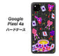 Google Pixel 4a AG818 トランプティー（黒） ハードケース 背面印刷
