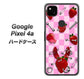 Google Pixel 4a AG832 苺パンク（ピンク） ハードケース 背面印刷