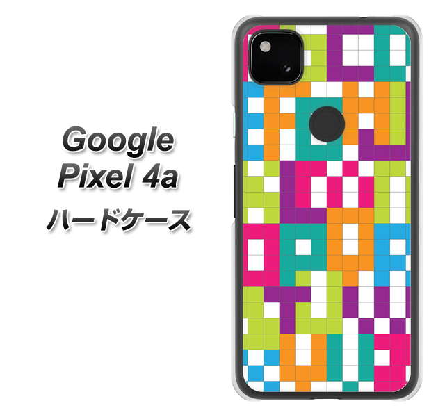 Google Pixel 4a IB916 ブロックアルファベット ハードケース 背面印刷