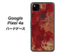Google Pixel 4a KM870 大理石RD ハードケース 背面印刷