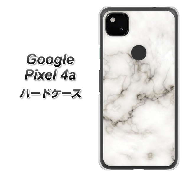 Google Pixel 4a KM871 大理石WH ハードケース 背面印刷