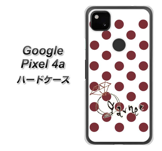 Google Pixel 4a OE810 1月ガーネット ハードケース 背面印刷