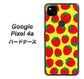 Google Pixel 4a SC812 小さいイチゴ模様 レッドとイエロー ハードケース 背面印刷