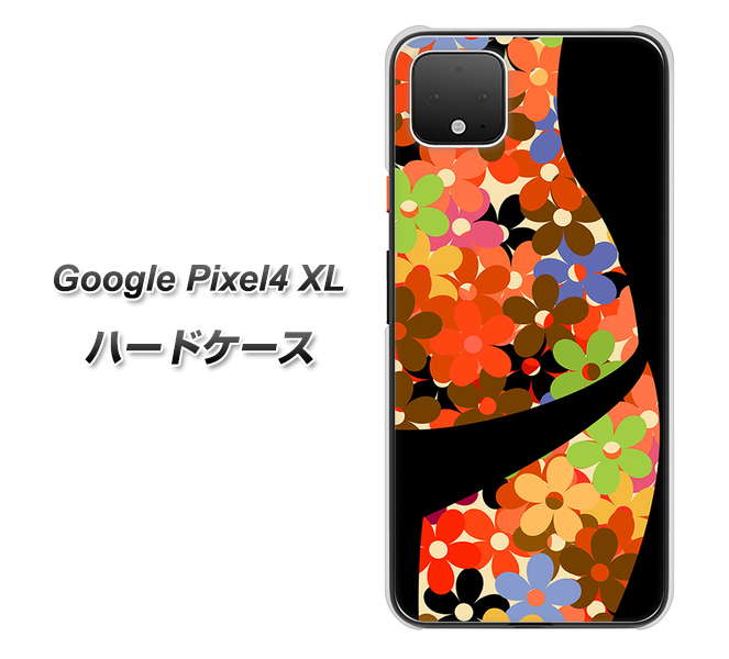 Google Pixel 4 XL 1258 フラワーボディ ハードケース 背面印刷