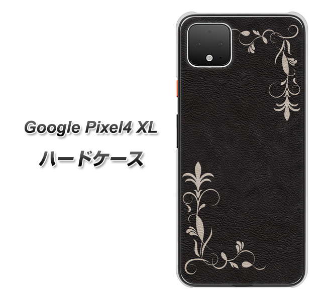 Google Pixel 4 XL EK825 レザー風グラスフレーム ハードケース 背面印刷