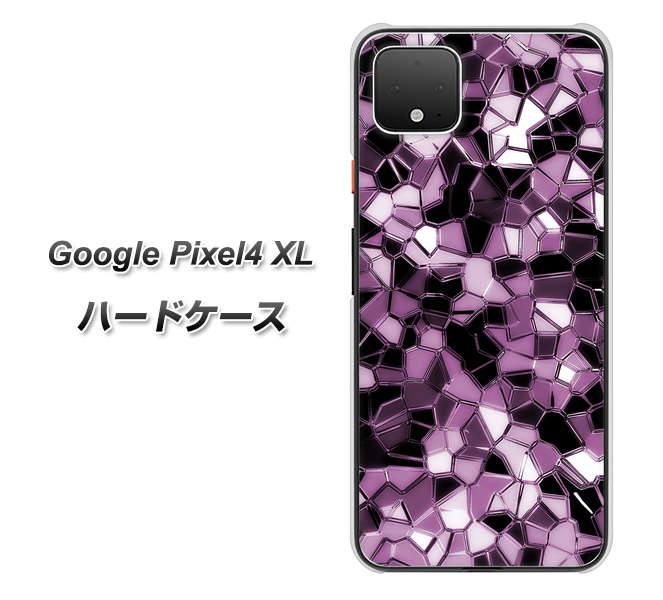 Google Pixel 4 XL EK837 テクニカルミラーパープル ハードケース 背面印刷