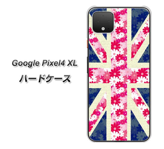 Google Pixel 4 XL EK894 ユニオンジャックフラワー ハードケース 背面印刷