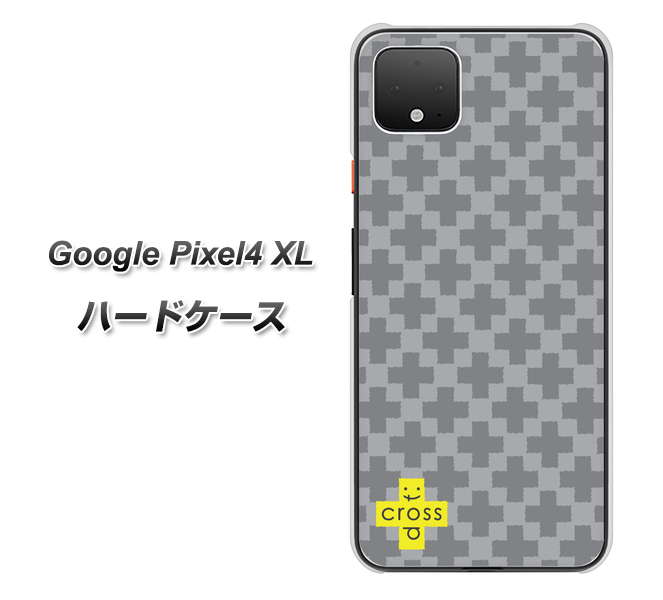Google Pixel 4 XL IB900 クロスドット_グレー ハードケース 背面印刷