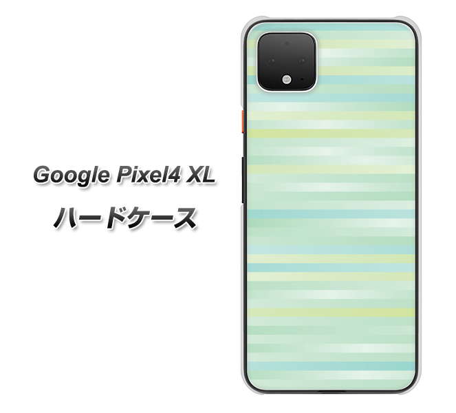 Google Pixel 4 XL IB908 グラデーションボーダー_グリーン ハードケース 背面印刷