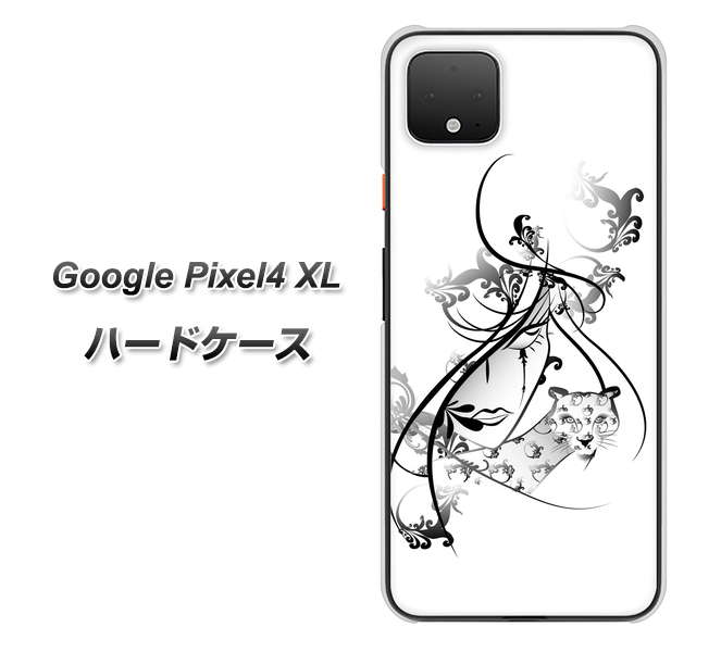 Google Pixel 4 XL VA832 パンサーと美女 ハードケース 背面印刷