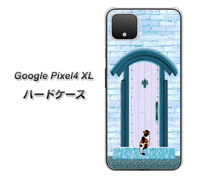 Google Pixel 4 XL YA953 石ドア03 素材クリア ハードケース 背面印刷