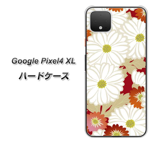 Google Pixel 4 XL YJ322 和柄 菊 ハードケース 背面印刷