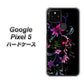 Google Pixel 5 高画質仕上げ 背面印刷 ハードケース【263 闇に浮かぶ華】
