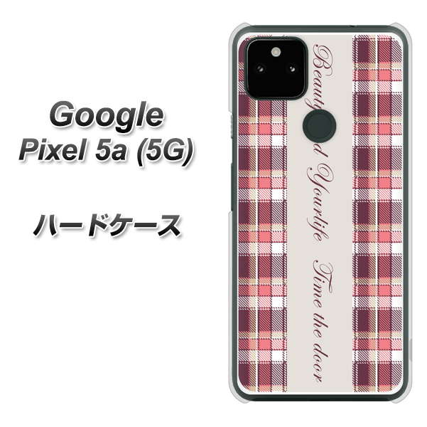 Google Pixel 5a (5G) 高画質仕上げ 背面印刷 ハードケース【518 チェック柄besuty】