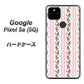 Google Pixel 5a (5G) 745 イングリッシュガーデン（ピンク） ハードケース 背面印刷