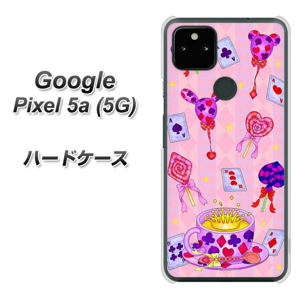Google Pixel 5a (5G) AG817 トランプティー（ピンク） ハードケース 背面印刷