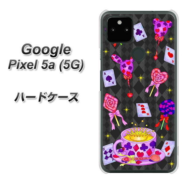 Google Pixel 5a (5G) AG818 トランプティー（黒） ハードケース 背面印刷