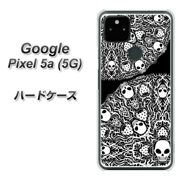 Google Pixel 5a (5G) AG834 苺骸骨曼荼羅（黒） ハードケース 背面印刷