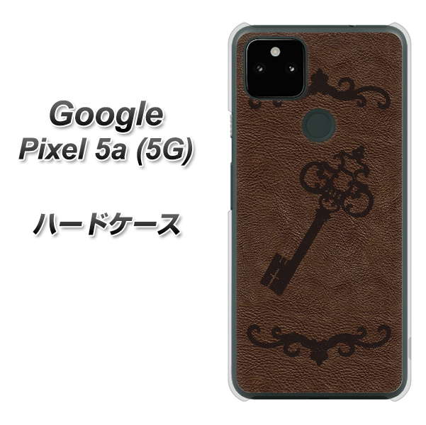 Google Pixel 5a (5G) EK824 レザー風アンティークキー ハードケース 背面印刷