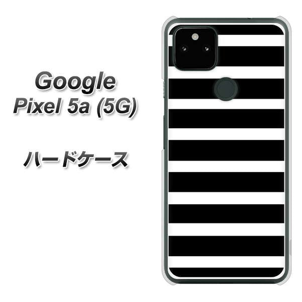 Google Pixel 5a (5G) EK879 ボーダーブラック（L） ハードケース 背面印刷