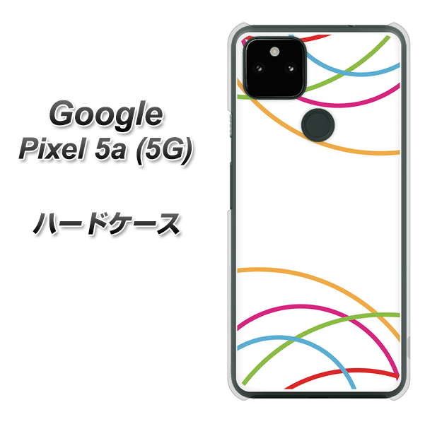 Google Pixel 5a (5G) IB912 重なり合う曲線 ハードケース 背面印刷