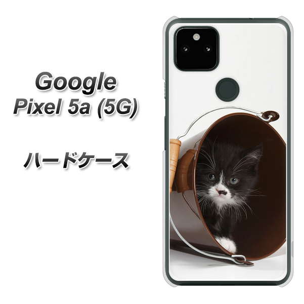 Google Pixel 5a (5G) VA800 ネコとバケツ ハードケース 背面印刷