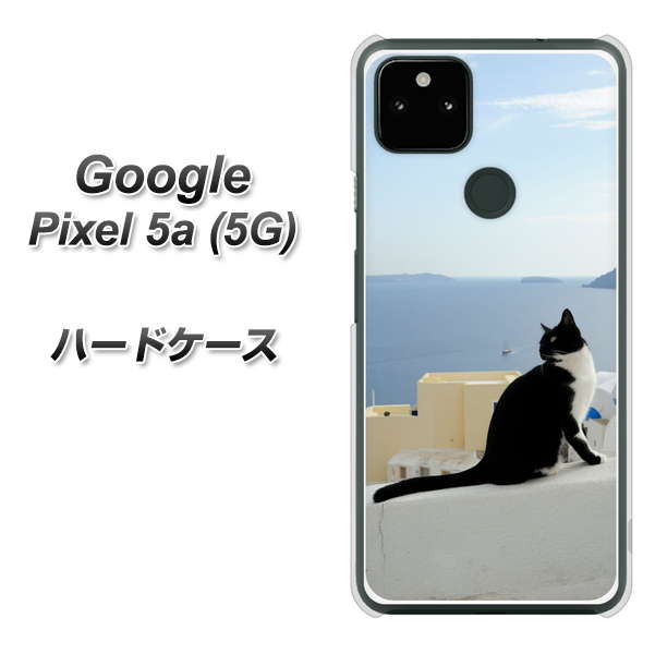 Google Pixel 5a (5G) VA805 ネコと地中海 ハードケース 背面印刷