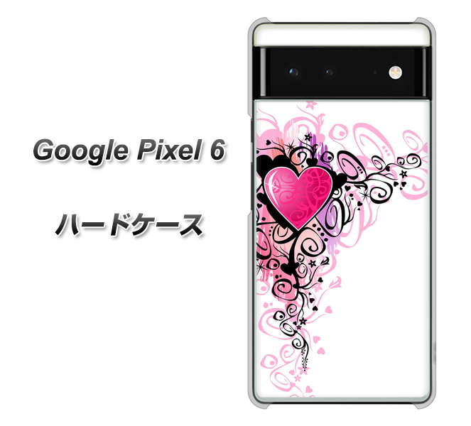 Google Pixel 6 007 スタイリッシュハート ハードケース 背面印刷