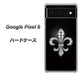 Google Pixel 6 042 ラインストーン風の印刷ゴージャスユリ ハードケース 背面印刷