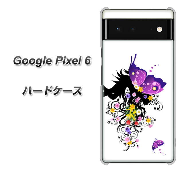 Google Pixel 6 146 蝶の精と春の花 ハードケース 背面印刷