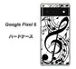 Google Pixel 6 260 あふれる音符 ハードケース 背面印刷