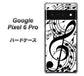 Google Pixel 6 Pro 260 あふれる音符 ハードケース 背面印刷