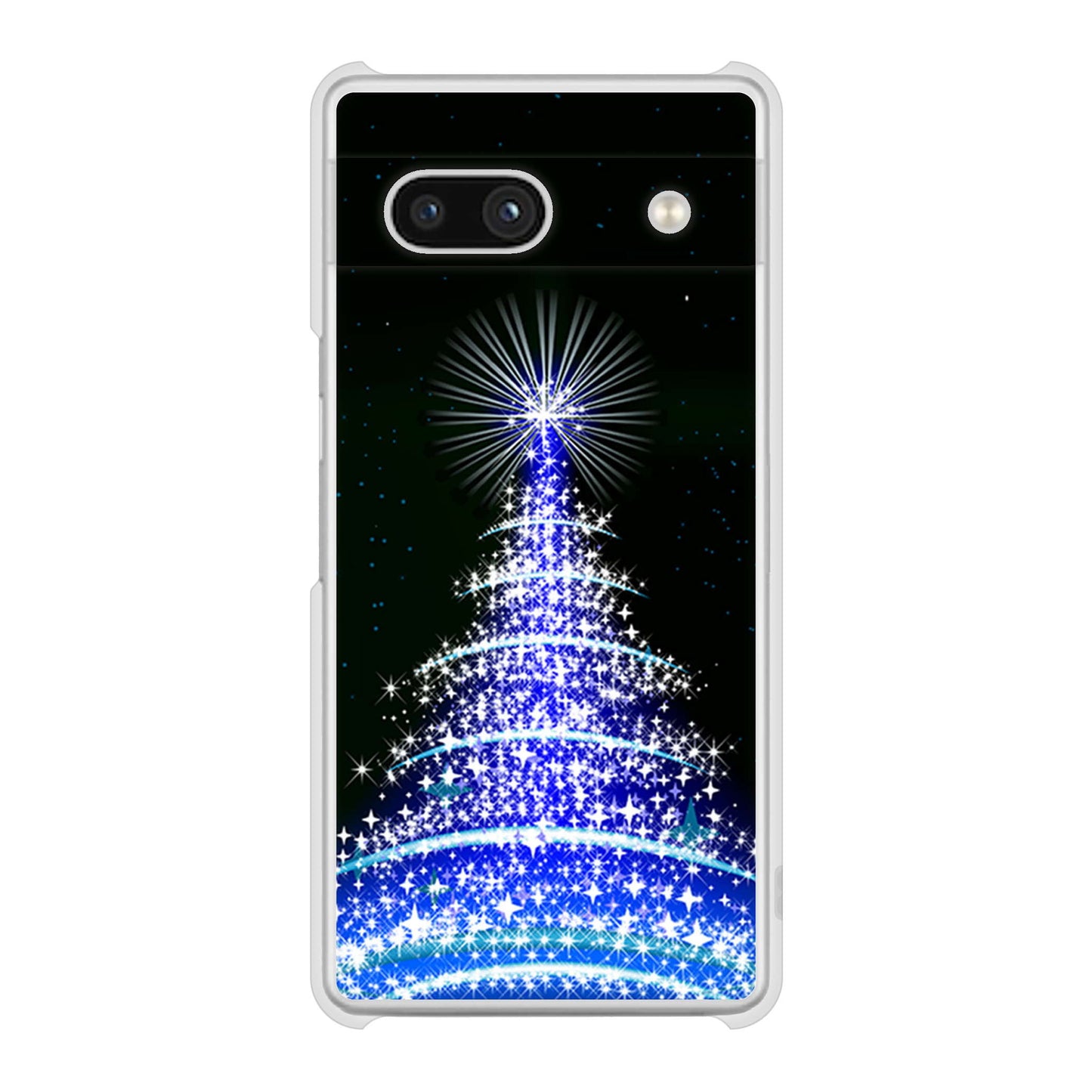 Google Pixel 7a 高画質仕上げ 背面印刷 ハードケースクリスマス
