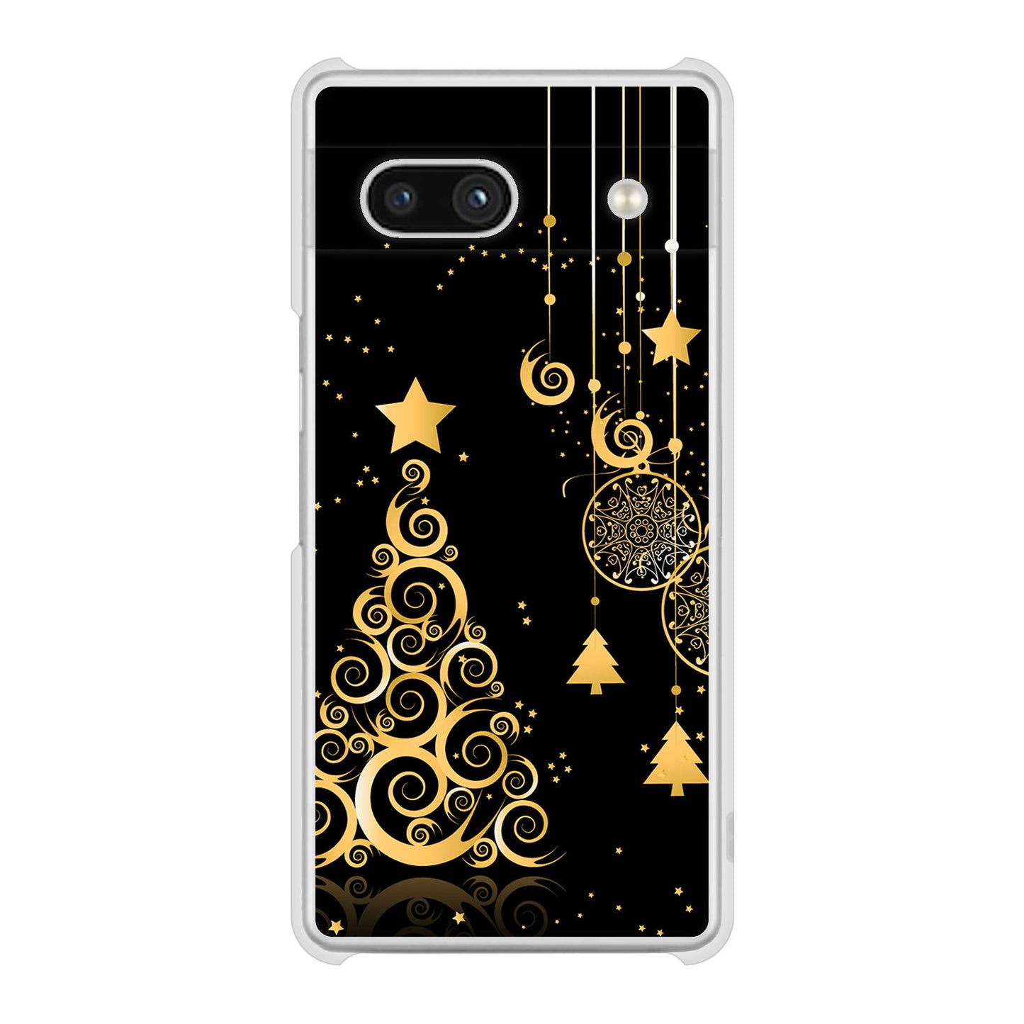 Google Pixel 7a 高画質仕上げ 背面印刷 ハードケースクリスマス