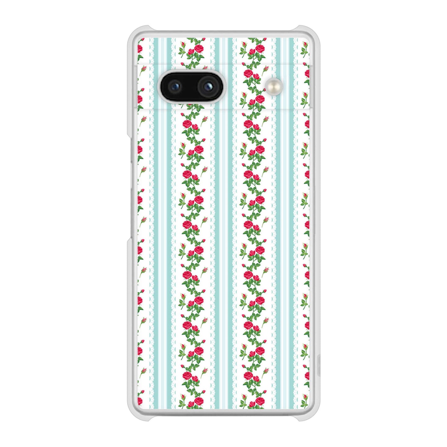 Google Pixel 7a 高画質仕上げ 背面印刷 ハードケースイングリッシュガーデン