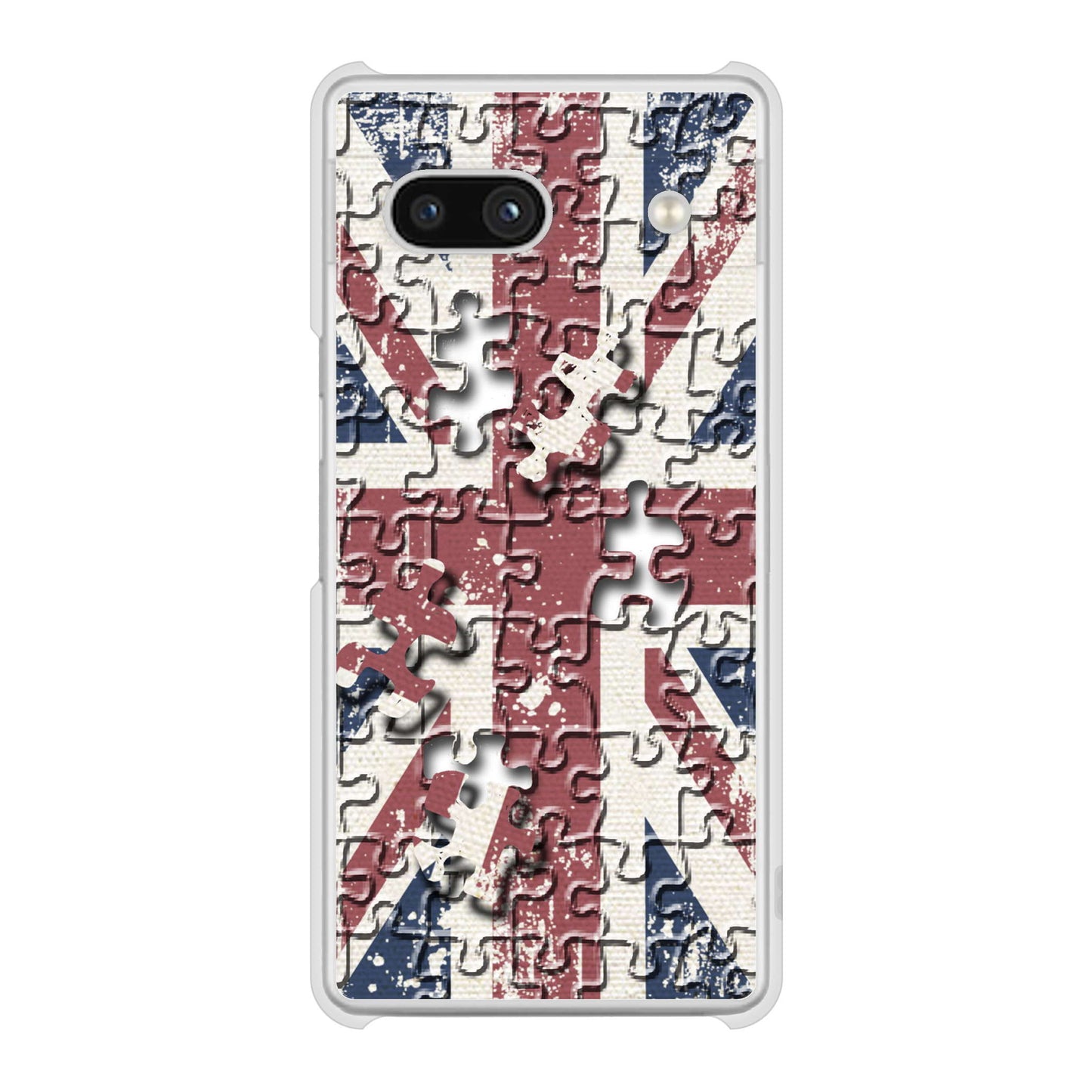 Google Pixel 7a 高画質仕上げ 背面印刷 ハードケースユニオンジャック