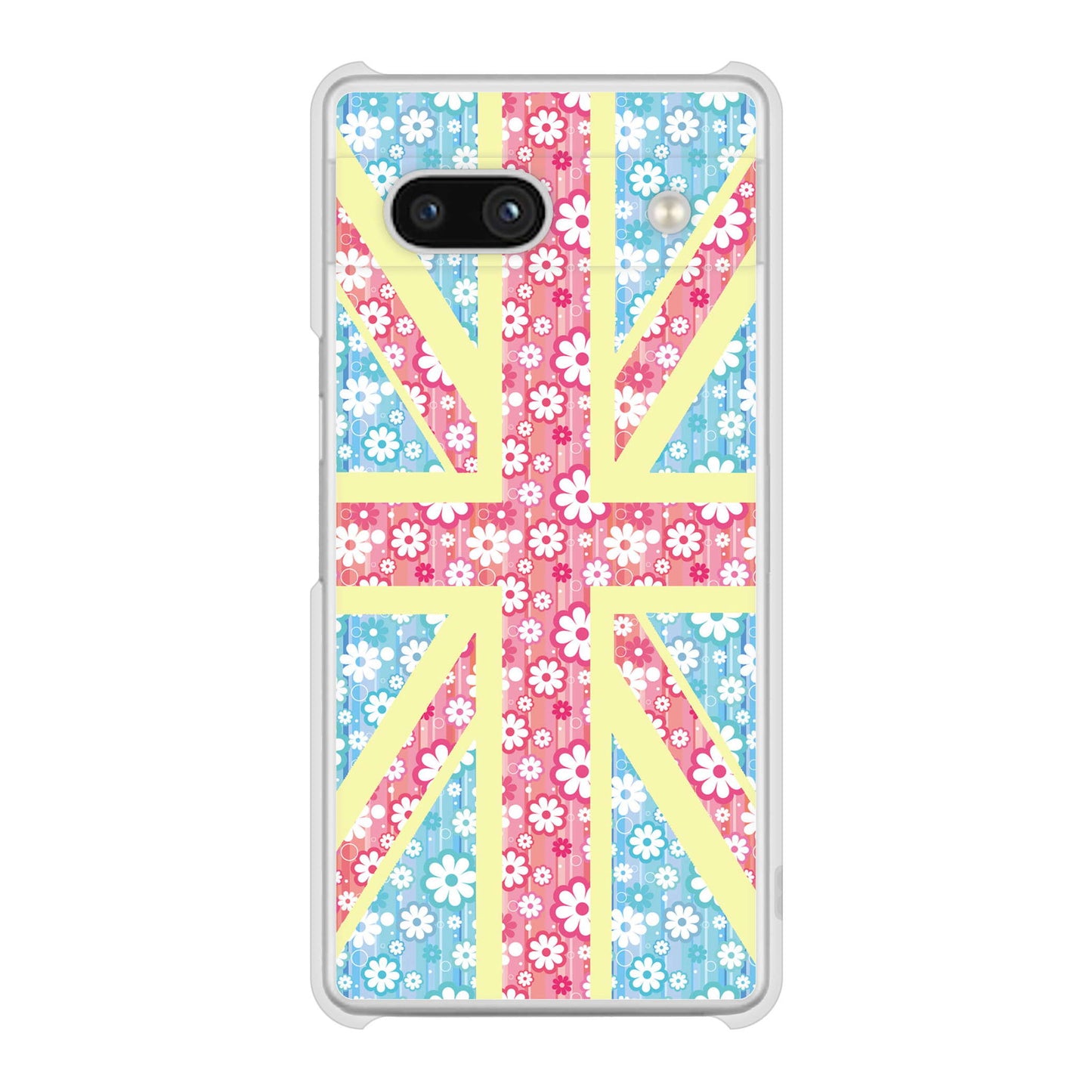 Google Pixel 7a 高画質仕上げ 背面印刷 ハードケースユニオンジャック