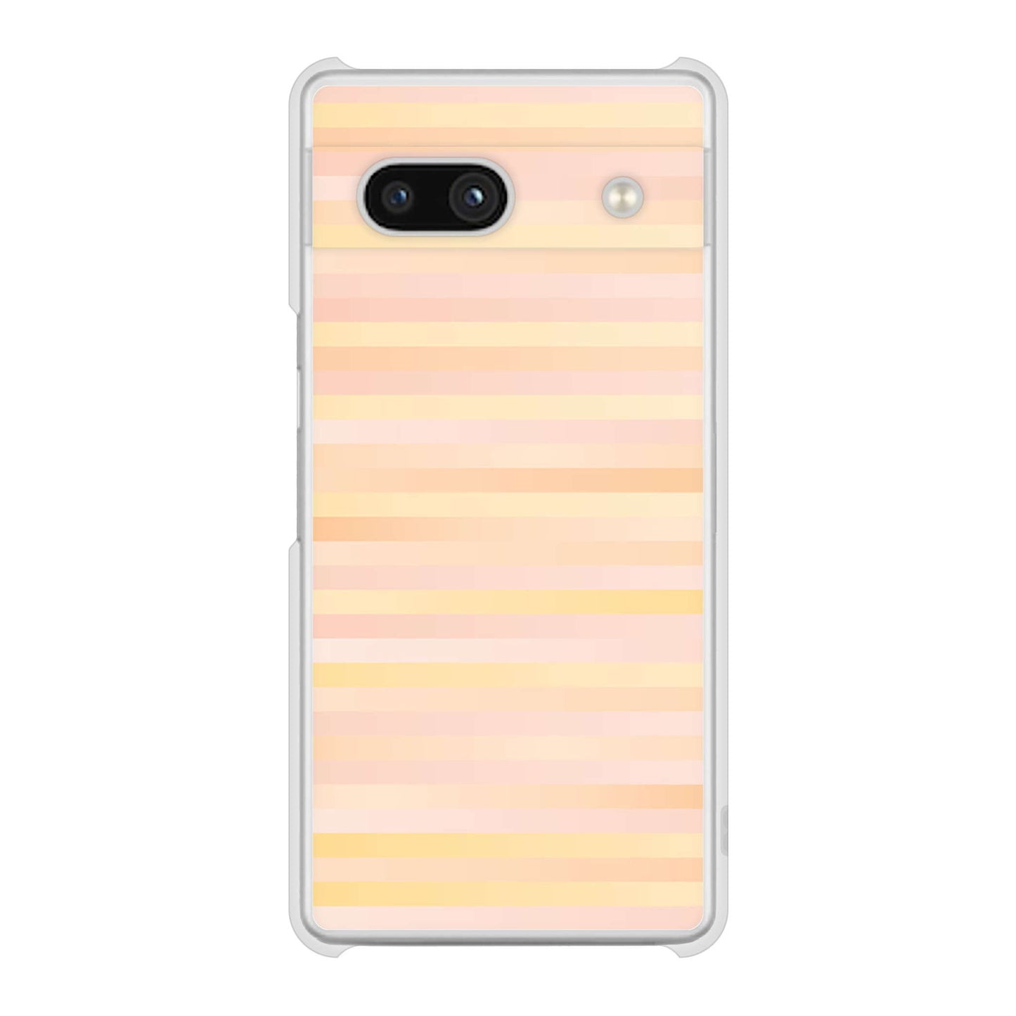 Google Pixel 7a 高画質仕上げ 背面印刷 ハードケースグラデーションボーダー