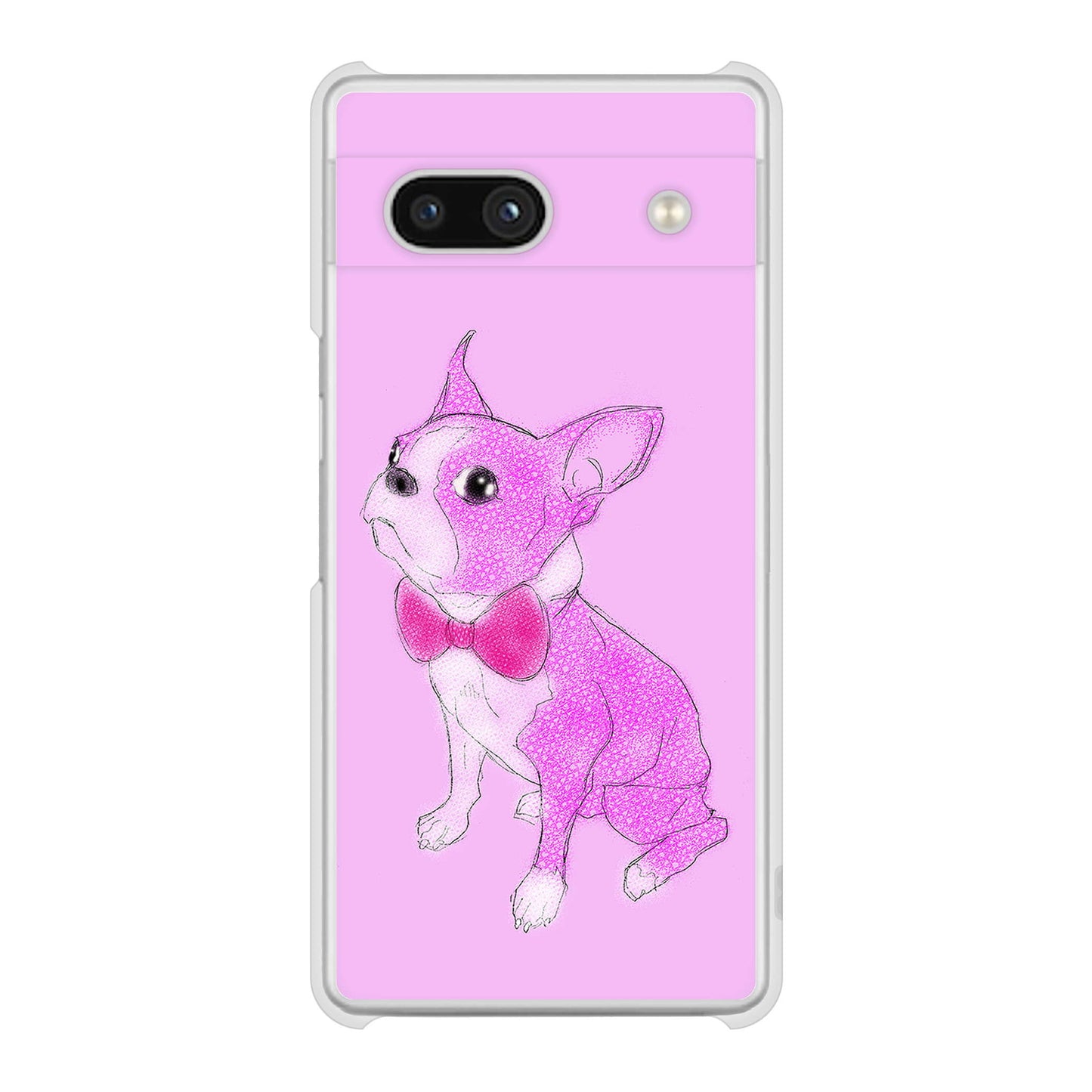 Google Pixel 7a 高画質仕上げ 背面印刷 ハードケースボストンテリア