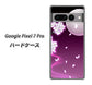 Google Pixel 7 Pro 1223 紫に染まる月と桜 ハードケース 背面印刷