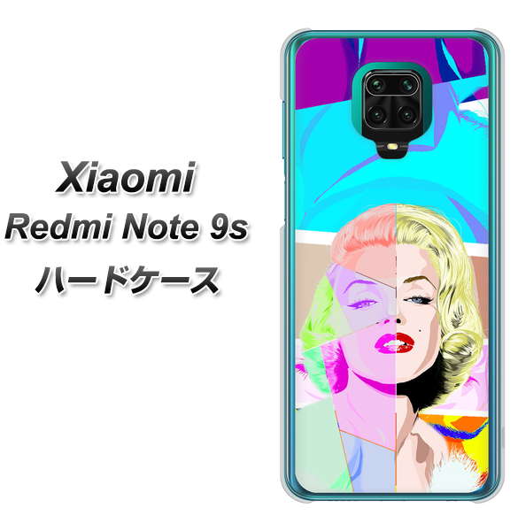 Xiaomi（シャオミ）Redmi Note 9s 高画質仕上げ 背面印刷 ハードケース【YJ210 マリリンモンローデザイン（C）】